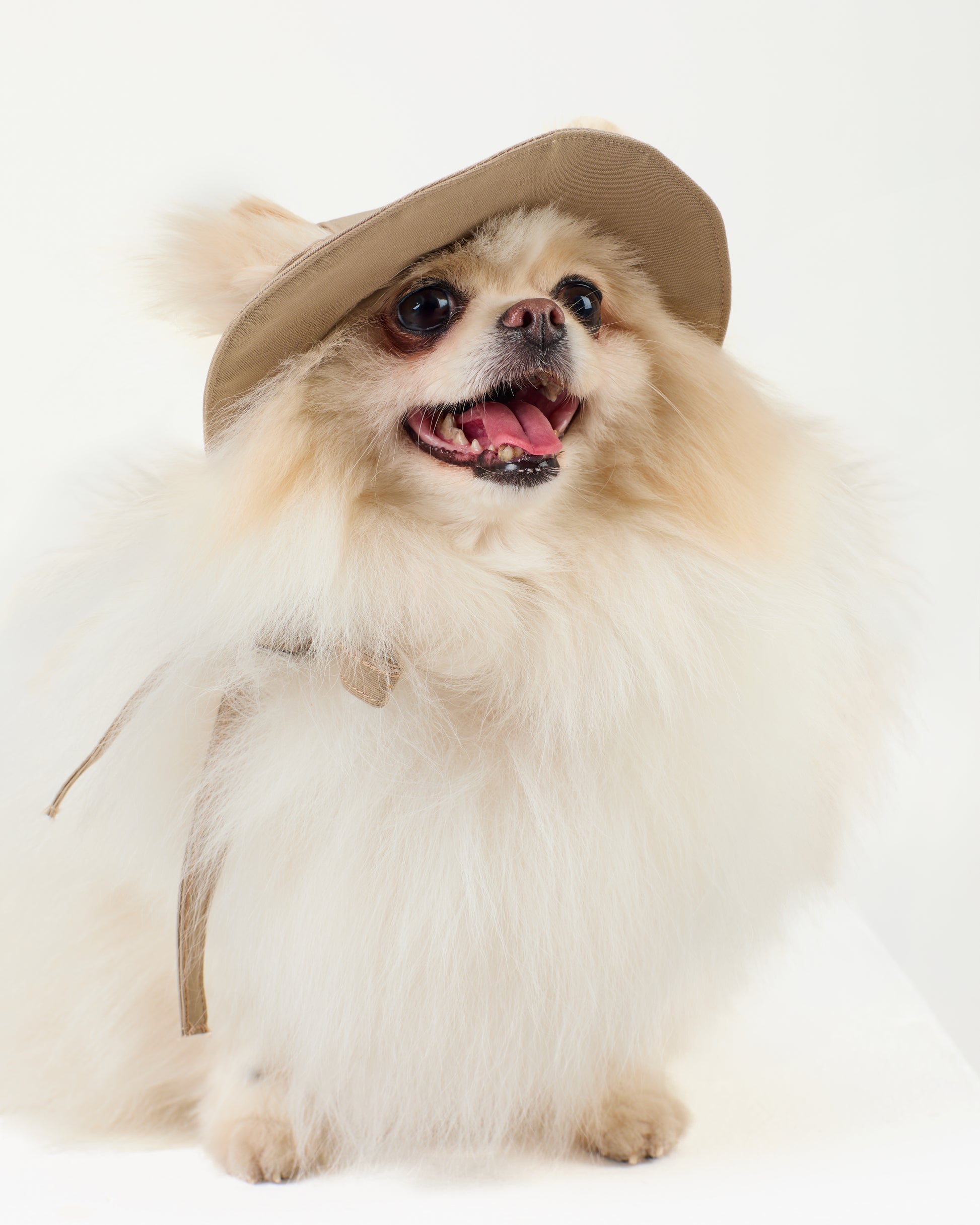 Beige Tennis Hat