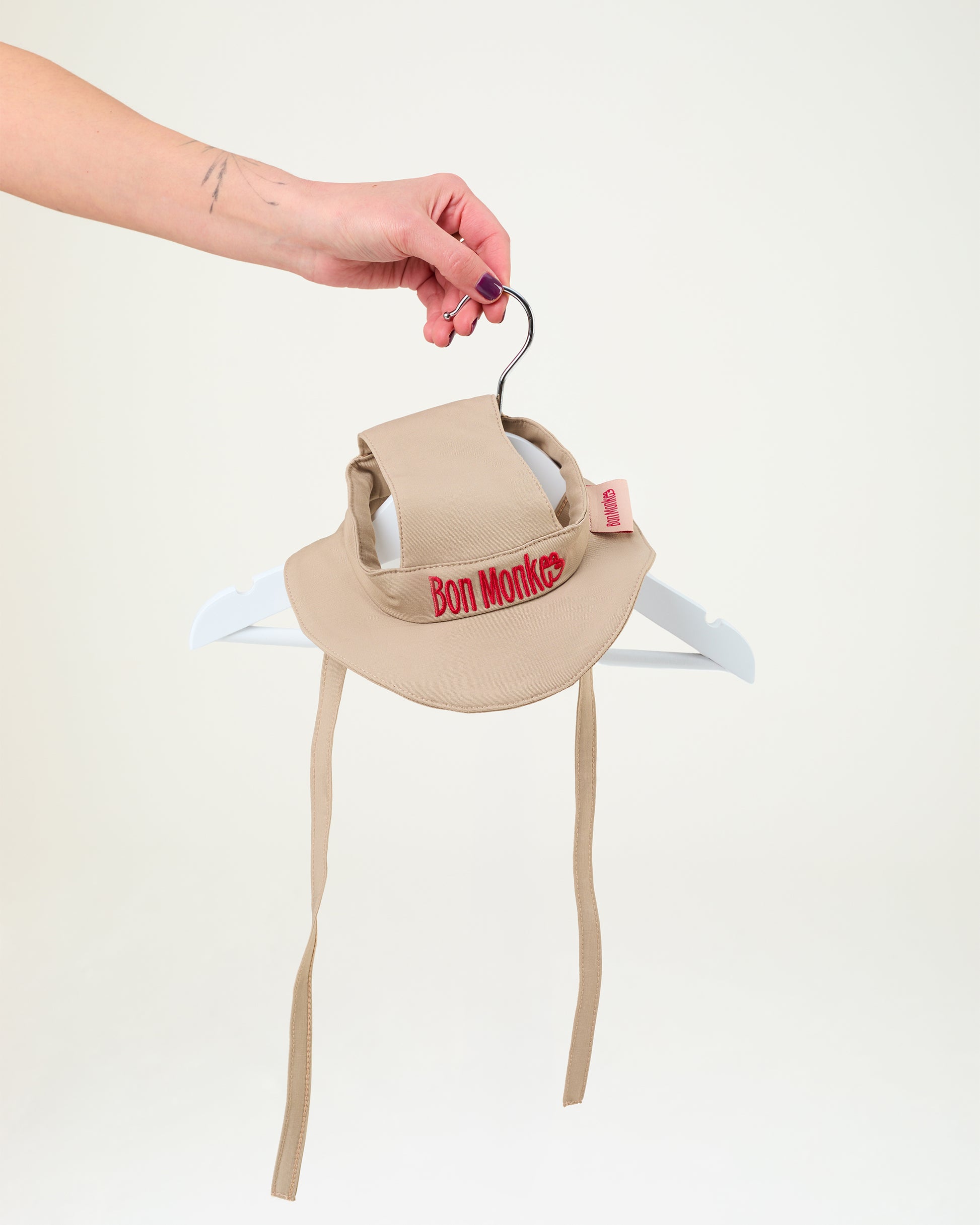 Beige Tennis Hat